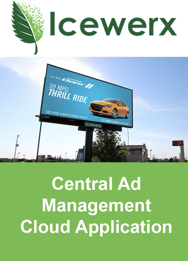 Icewerx – Digital billboard management real time cloud application